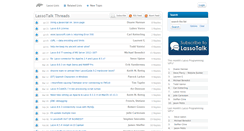 Desktop Screenshot of lassotalk.com